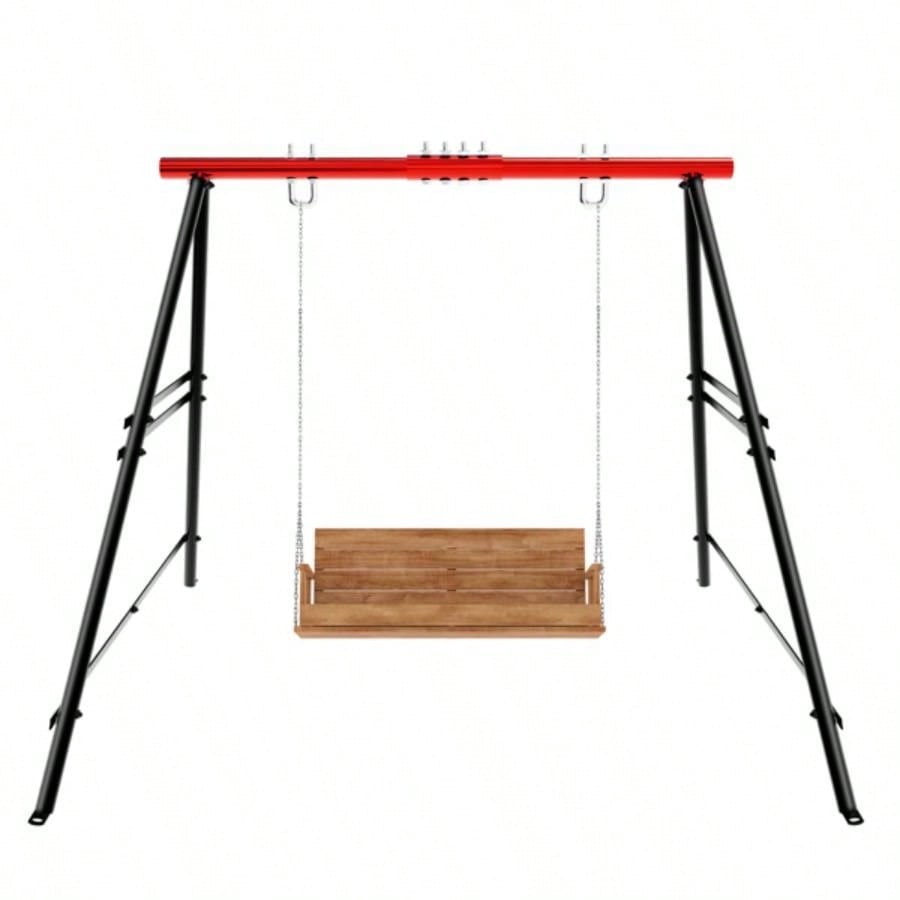 Swing Sets Backyard, Outdoor Porch Swing Frame, Hammock Chair Stand Only, Load 550Lbs A - Frame Swing Stand, Swing Set Patio, Playground, Park, Swing not Include