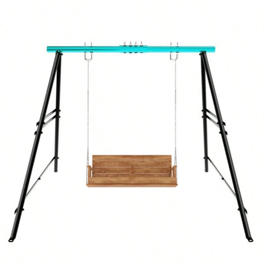 Swing Sets Backyard, Outdoor Porch Swing Frame, Hammock Chair Stand Only, Load 550Lbs A - Frame Swing Stand, Swing Set Patio, Playground, Park, Swing not Include
