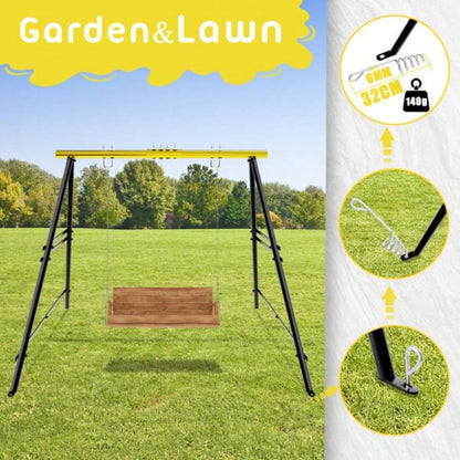 Swing Sets Backyard, Outdoor Porch Swing Frame, Hammock Chair Stand Only, Load 550Lbs A - Frame Swing Stand, Swing Set Patio, Playground, Park, Swing not Include