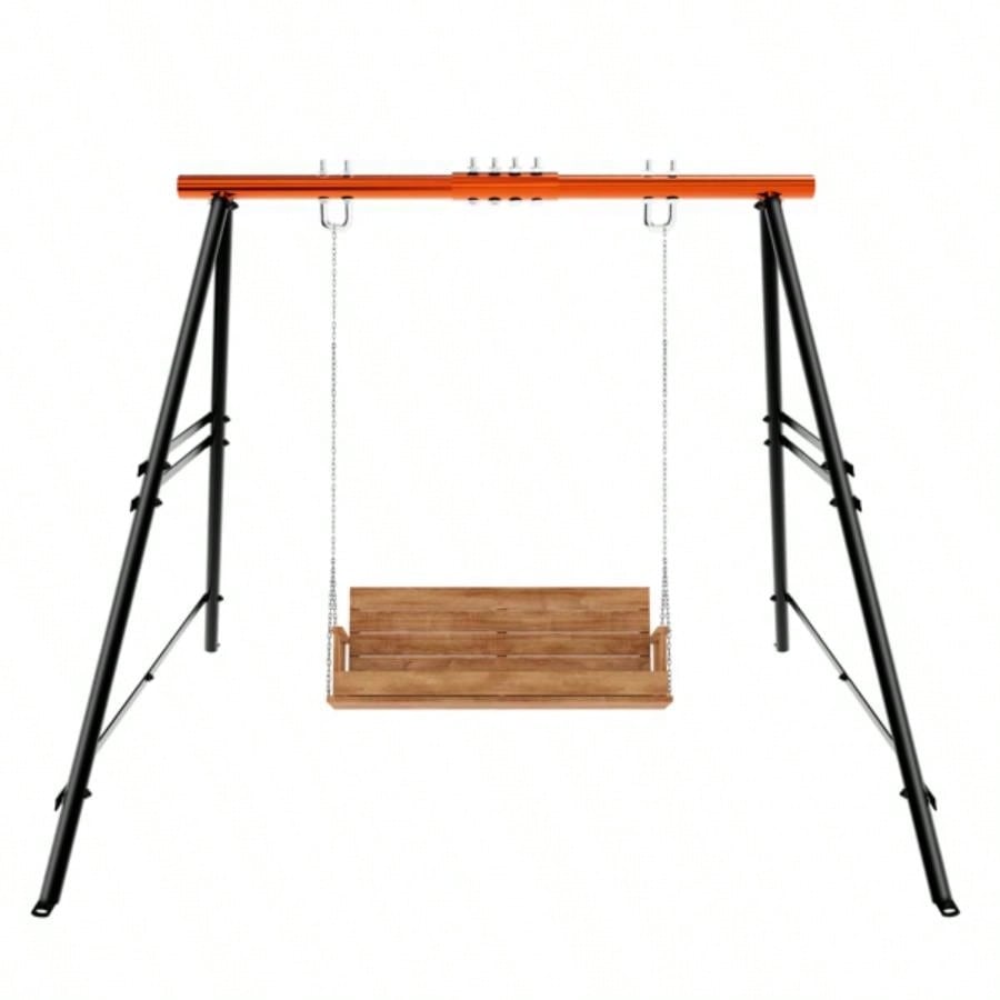 Swing Sets Backyard, Outdoor Porch Swing Frame, Hammock Chair Stand Only, Load 550Lbs A - Frame Swing Stand, Swing Set Patio, Playground, Park, Swing not Include