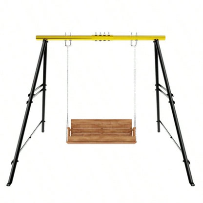 Swing Sets Backyard, Outdoor Porch Swing Frame, Hammock Chair Stand Only, Load 550Lbs A - Frame Swing Stand, Swing Set Patio, Playground, Park, Swing not Include
