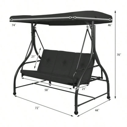 3 - Swing Chairs Convertible Swing Hammock Bed