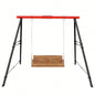 Porch Swing Frame, 550lbs Weight Capacity Swing Stand, Heavy Duty A - Frame Swing, Swing Stand Frame Yoga Hammock Saucer Porch Swing Red, Swing NOT Included