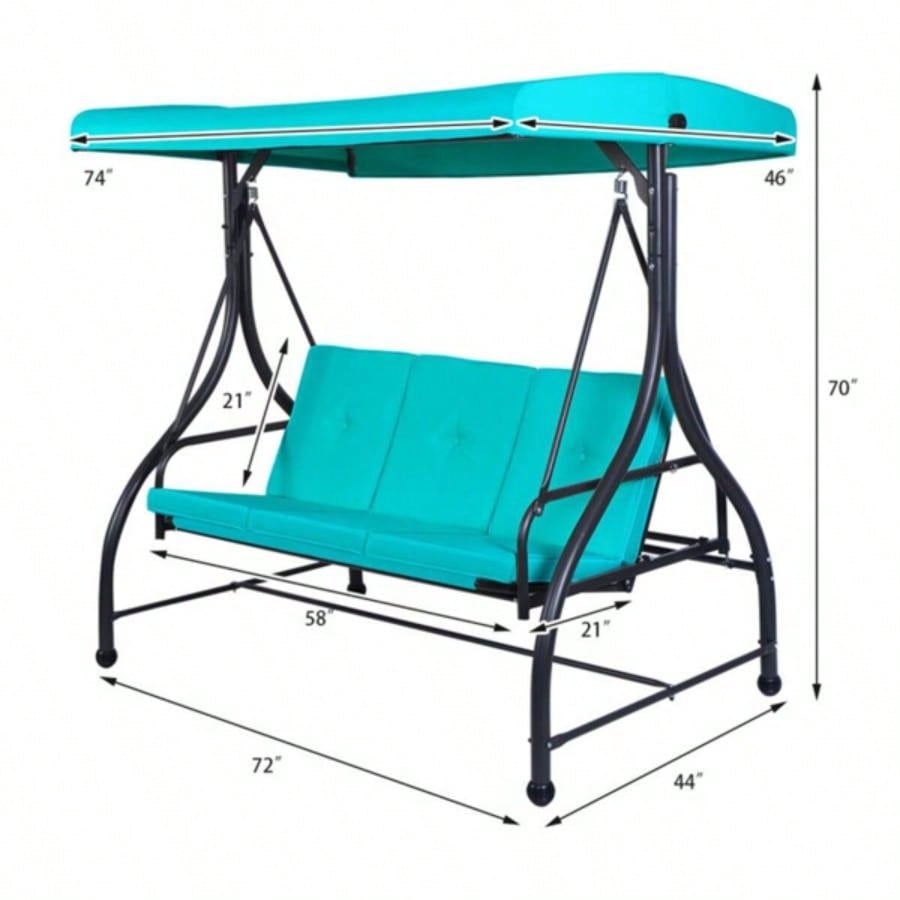 3 - Swing Chairs Convertible Swing Hammock Bed