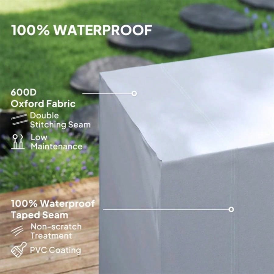 Dark Gray Swing Cover Outdoor Patio Hammock Porch Swing Cover 81x49x65