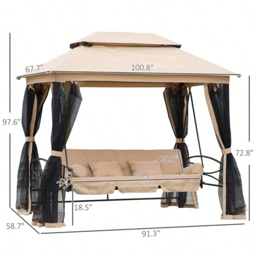 3 - Patio Swing Chair