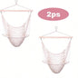 2pcs Hanging Rope/Sky Chair Swing beige