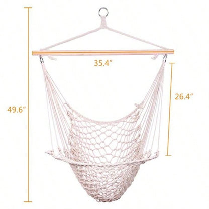 2pcs Hanging Rope/Sky Chair Swing beige