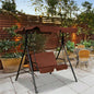 2 - Patio Swing Chair with awning