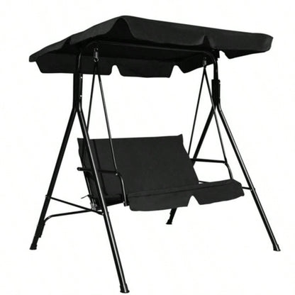 2 - Patio Swing Chair with awning