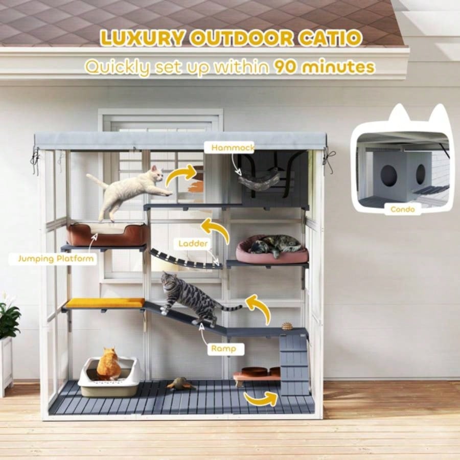 Enclosure with Hammock