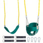 EVA+ Iron Swing+ Hanging basket swing combination Green Swing