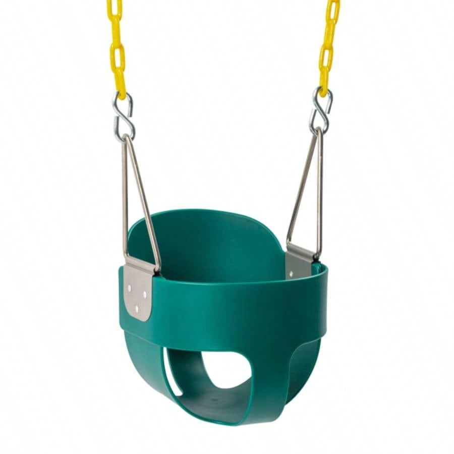 EVA+ Iron Swing+ Hanging basket swing combination Green Swing