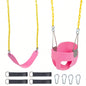 EVA+ Iron Swing+ Hanging basket swing combination Pink Swing