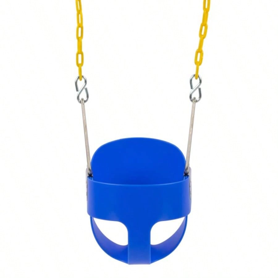 EVA+ Iron Swing+ Hanging basket swing combination Blue Swing