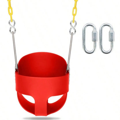 Swing Set Stuff Highback Full Bucket Swing Red