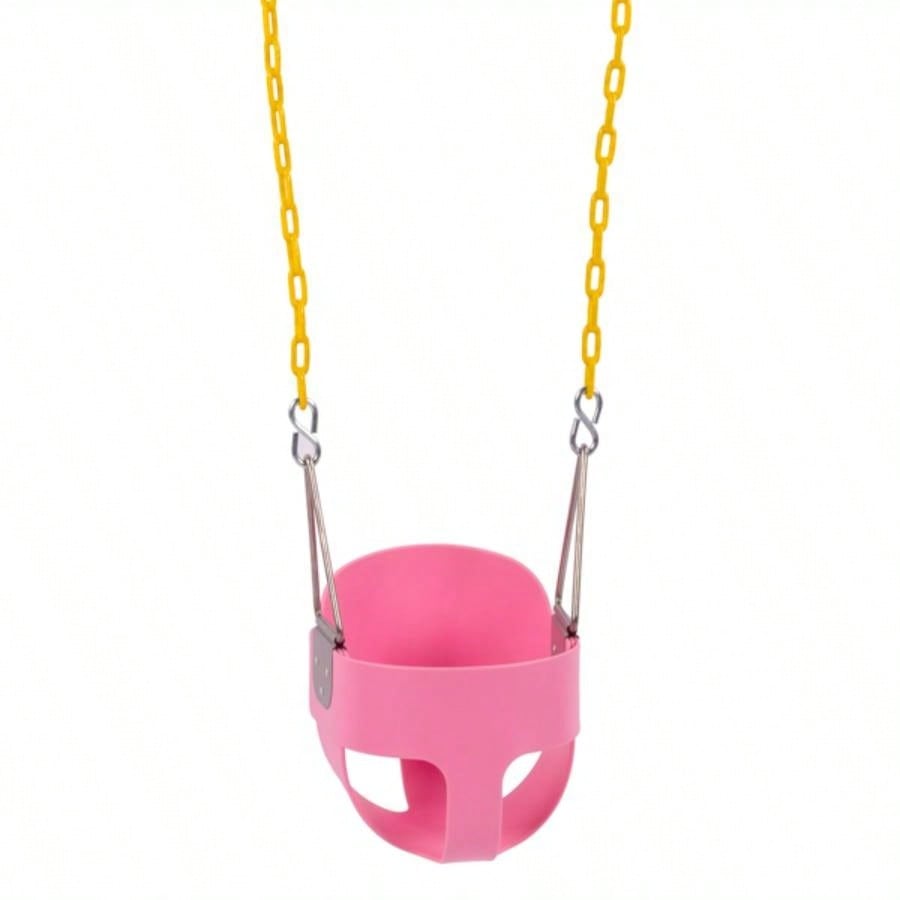 EVA+ Iron Swing+ Hanging basket swing combination Pink Swing