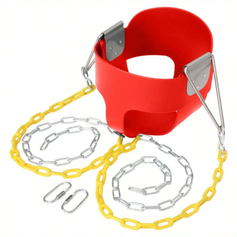 Swing Set Stuff Highback Full Bucket Swing Red