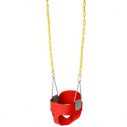 Swing Set Stuff Highback Full Bucket Swing Red
