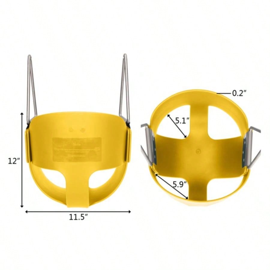 Swing Set Stuff Highback Full Bucket Swing Yellow