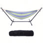 Portable Outdoor Polyester Hammock Set Green