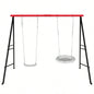 Swing Stand Frame, Swing Set Frame Both Kids and Adults, 500 Lbs Heavy - Duty Metal A - Frame Backyard Swing Indoor Outdoor, RedFrame Only