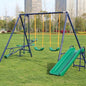 Metal Swing Set/ Slide