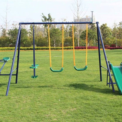 Metal Swing Set/ Slide
