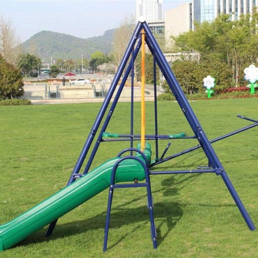 Metal Swing Set/ Slide