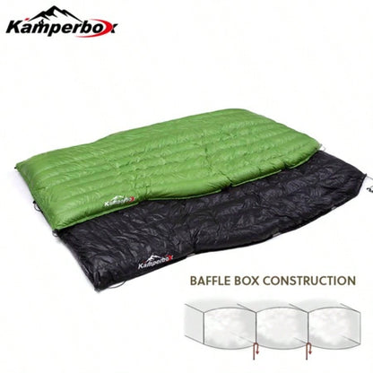 Kamperbox Outdoor Camping Underquilt Sleeping Bag Hybrid Filling Sleeping Bag Quilt Blanket Hybrid Sleeping Bag Hammock Underquilt Camping Quilt