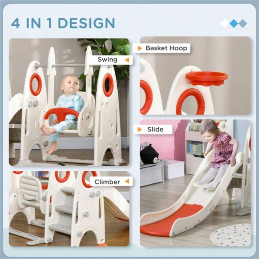 Kids Swing and Slide Set