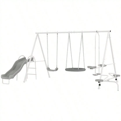 Kids Swing and Slide Set