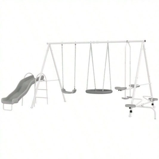Kids Swing and Slide Set