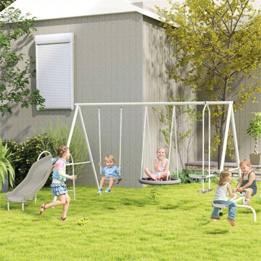Kids Swing and Slide Set