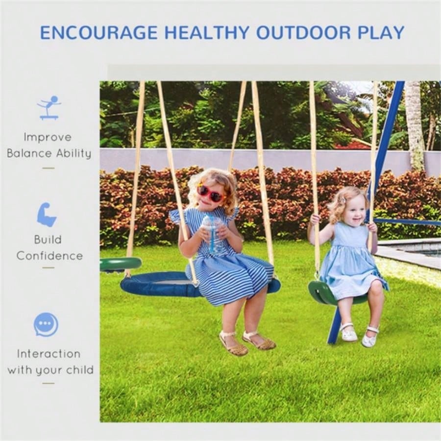 Kids Swing and Slide Set