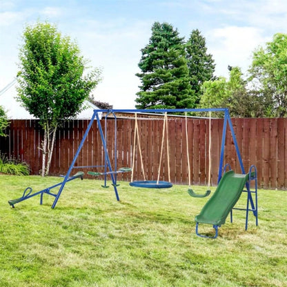 Kids Swing and Slide Set