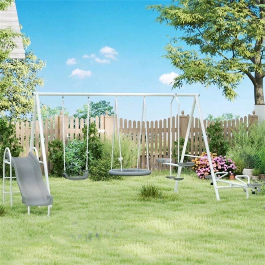 Kids Swing and Slide Set