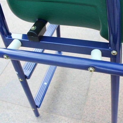 A - Frame Metal Swing Set/ Slide Blue, Green, Orange