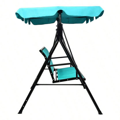 3 - person garden swing Blue