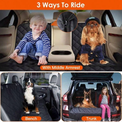 Dog Car Cover, Back Extender Dogs, Dog Hammock Car Backseat, Non Inflatable Dog Cover Back, Hard Bottom Back Protector, Trucs SUVs