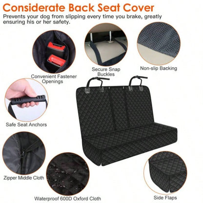 Dog Car Cover, Back Extender Dogs, Dog Hammock Car Backseat, Non Inflatable Dog Cover Back, Hard Bottom Back Protector, Trucs SUVs