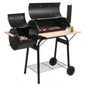 Zokop Oil Drum Charcoal Furnace High Temperature Spray Paint 500 - 600 Degrees Diameter 15cm Plastic Wheel
