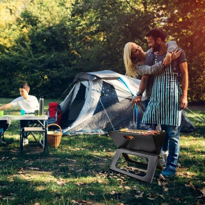 Portable BBQ Barbecue Grill Foldable Charcoal Grill Camping Garden Outdoor Travel