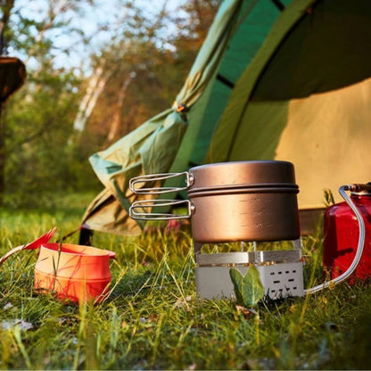 12000W Portable Camping Stove With Cassette Adapter Windproof Outdoor Backpacking with Carrying Igniter Outdoor Hiking Camping Picnic Backpacking