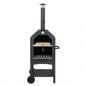 Outdoor Wood Fired Pizza Oven with Pizza Stone, Pizza Peel, Grill Rack, Backyard and Camping