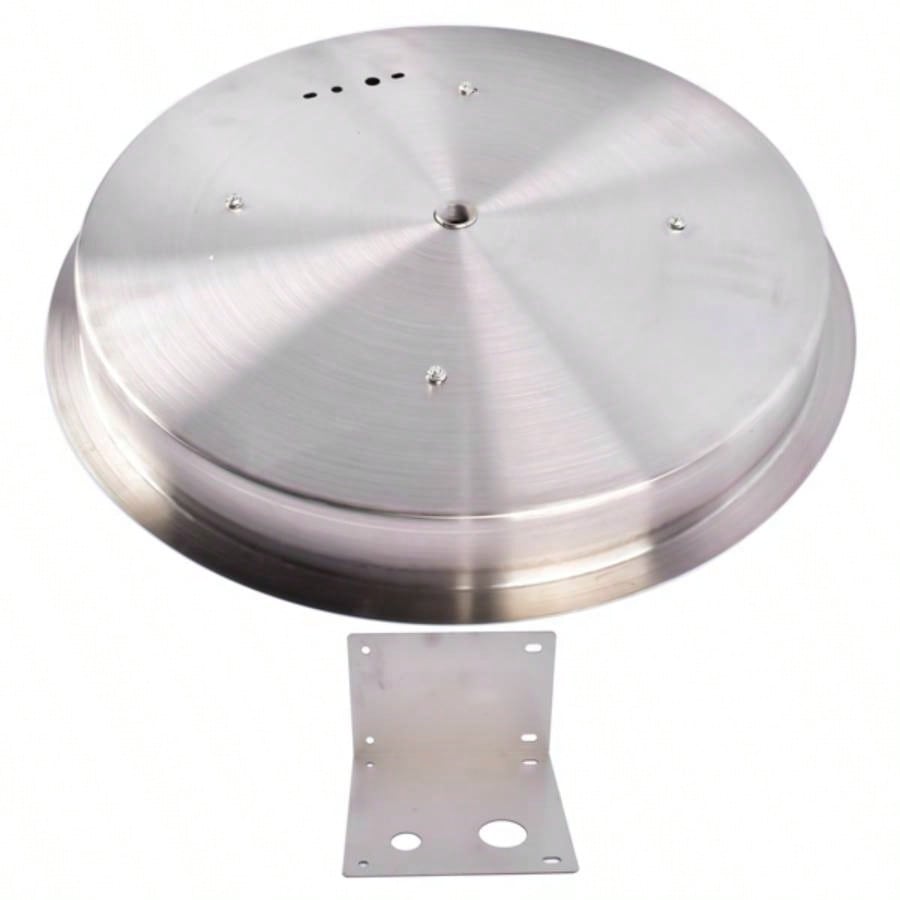 19 - inch Recessed Fire Pit Pan Stainless Steel Fire Pit Kit Round Indoor or Outdoor