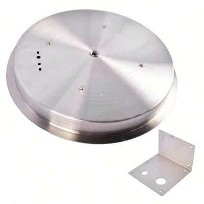 19 - inch Recessed Fire Pit Pan Stainless Steel Fire Pit Kit Round Indoor or Outdoor