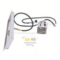 24x 8 - inch Fire Pit Pan Stainless Steel Fire Pit Kit Rectangular Indoor or Outdoor