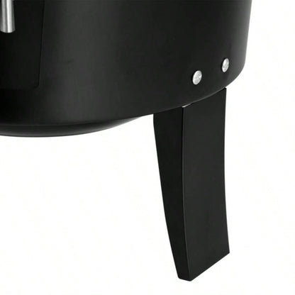 80*41*48cm Iron Spray Smoker Carbon Grill Black