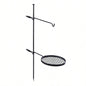 Swivel Campfire Grill, Open Fire Cooking Equipment Camping with Height Adjustable Grill Grate and Hanger Rod and Carry Bag